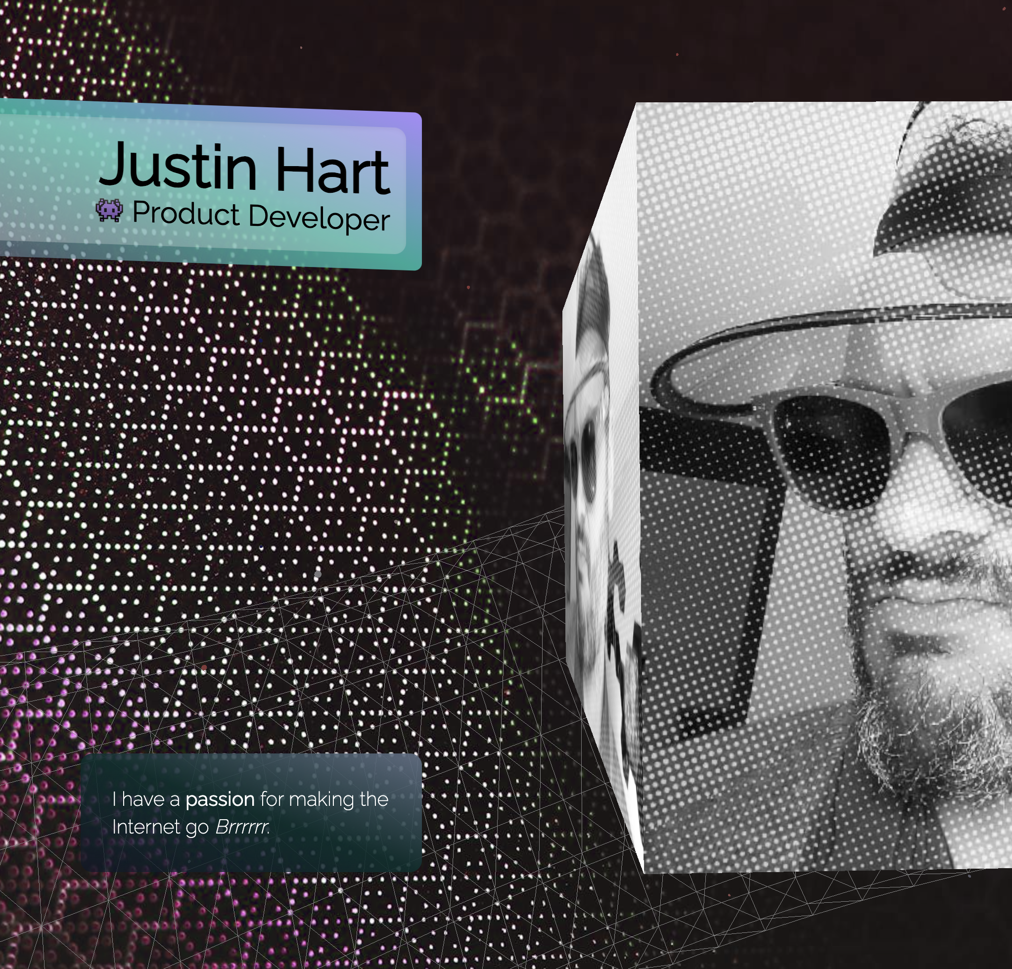 My New Portfolio website screenshot